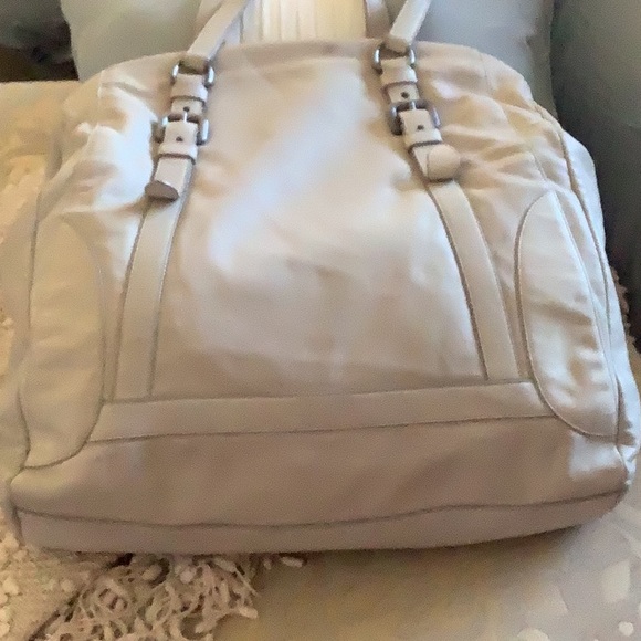 Well Loved Authentic Prada Napa Shoulder Bag 🌼🌼💛🤎🤎🤎 - Picture 8 of 16